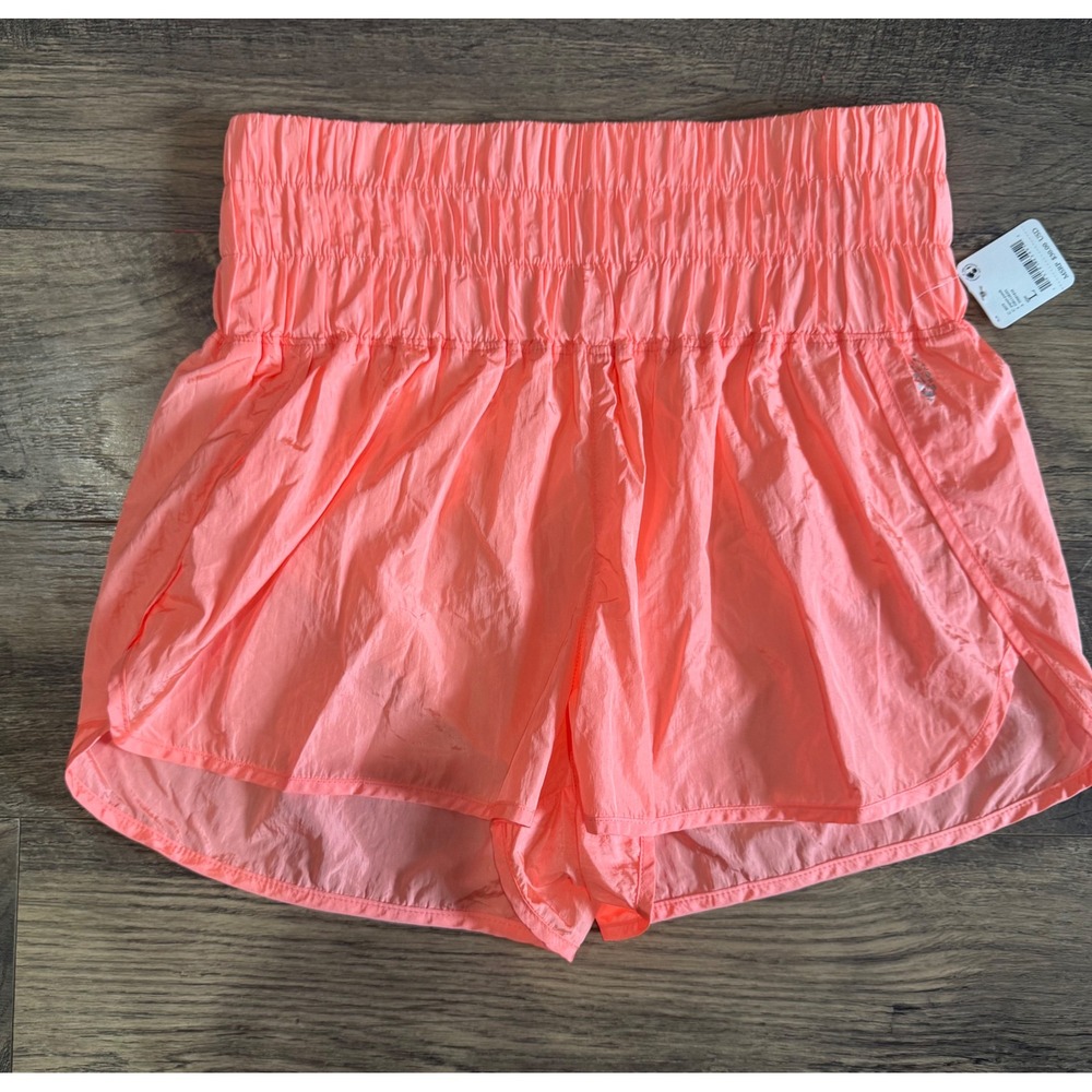 Free People Coral Athletic Shorts